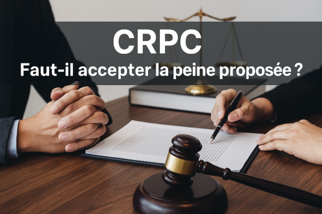 La CRPC dite plaider coupable à la française : Faut-il accepter la peine proposée ?